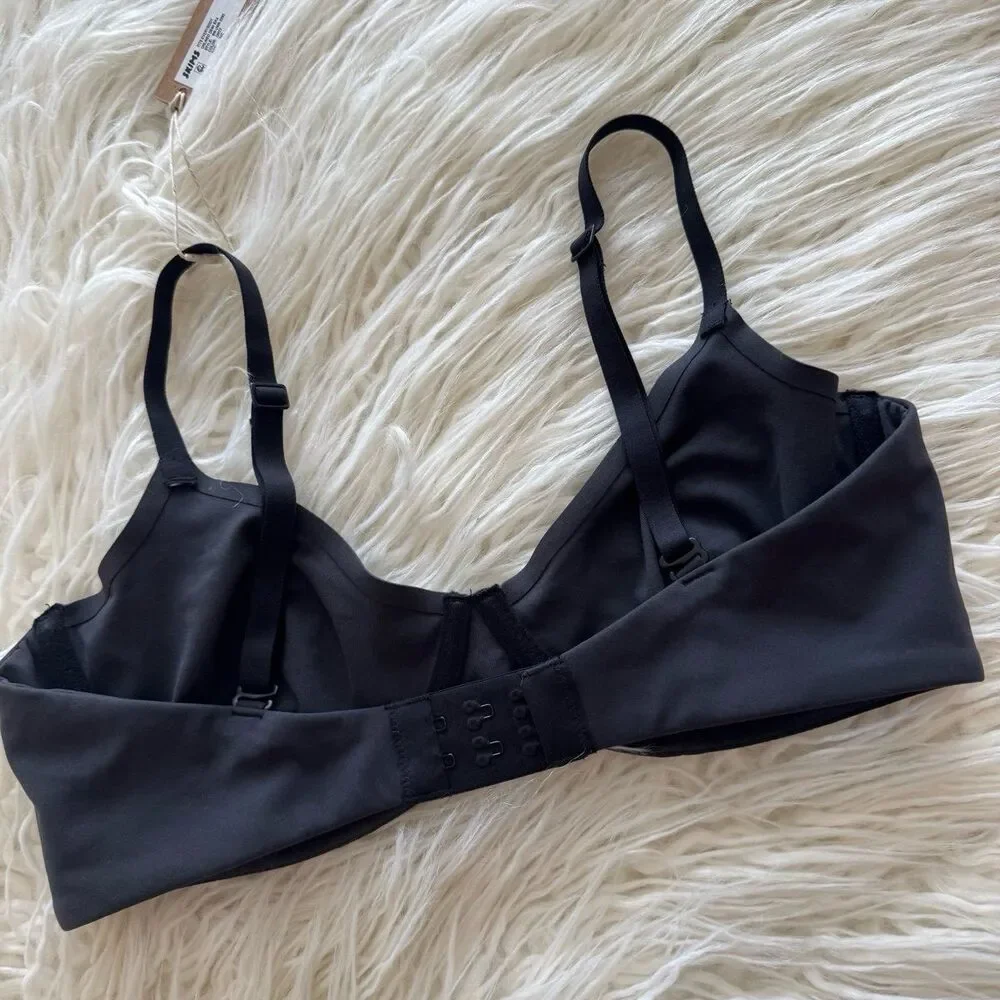 Skims Fits Everybody Unlined Demi Bra Onyx Size 34C - Picture 5 of 6